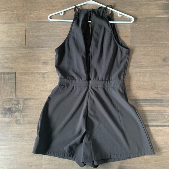 Black romper shorts - Picture 3 of 4